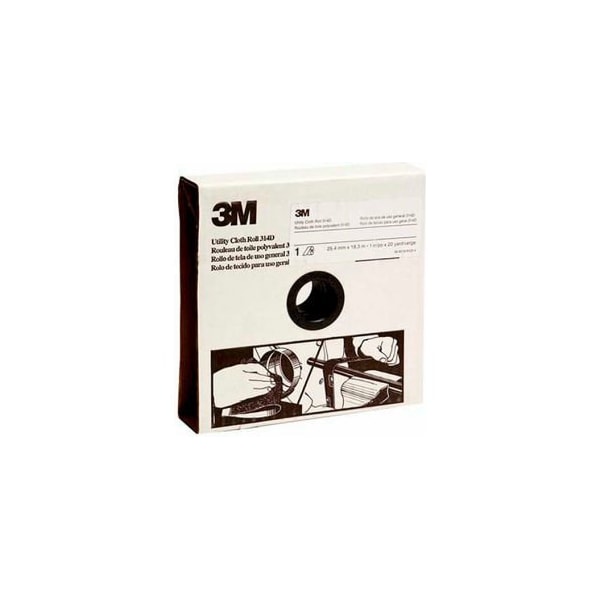 3M Utility Cloth Roll, 1-1/2 W x 50 Yd, Aluminum Oxide, P220 Grit